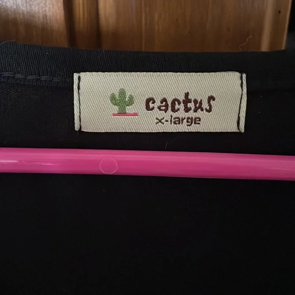 Cactus Venezia 3/4 sleeve Black Shirt NWT size X Large - Picture 5 of 6